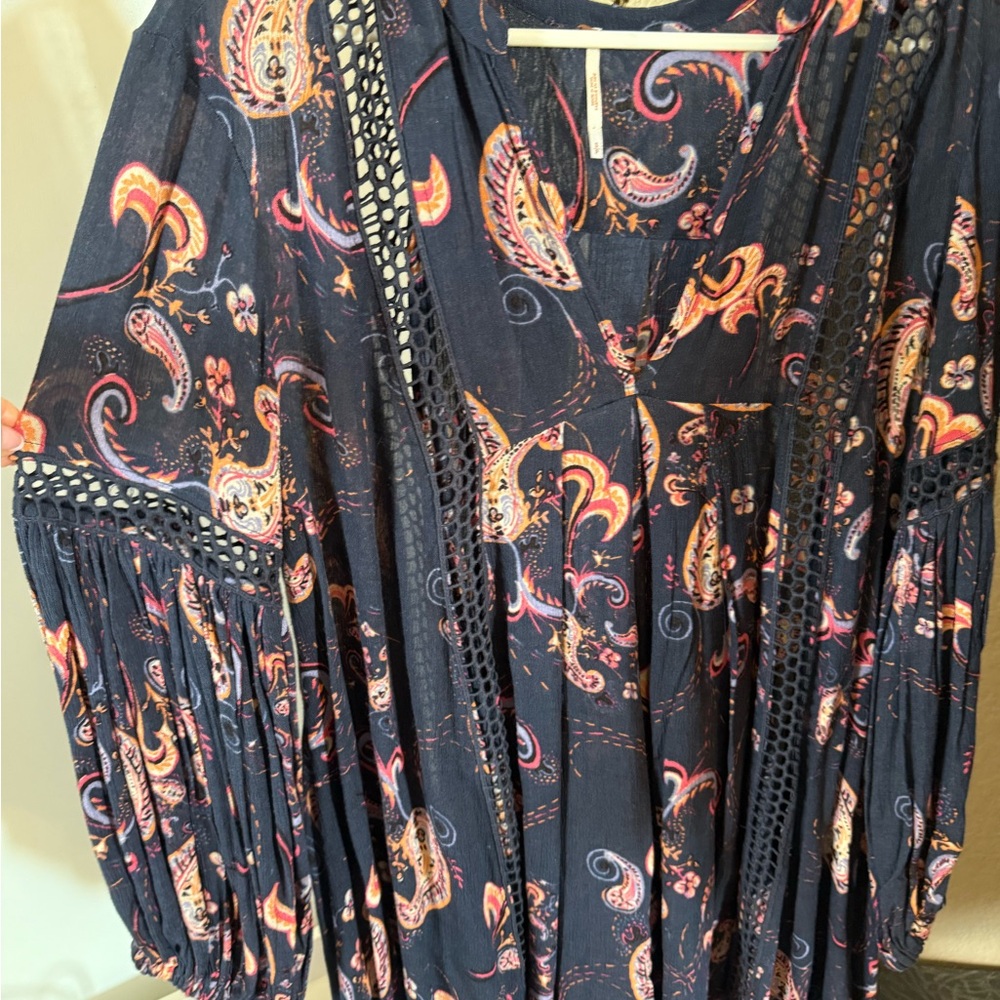 Bohemian Paisley Print Dress